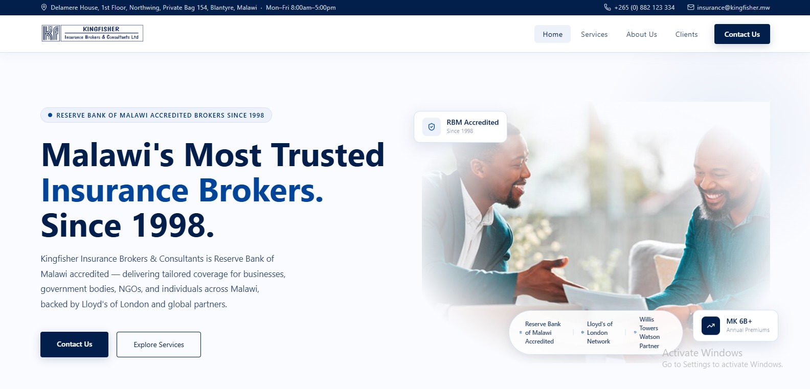 Kingfisher Insurance Brokers & Consultants Ltd